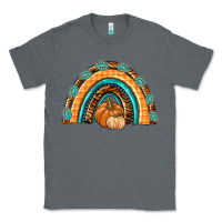 Charcoal Heather Rainbow Thankful with Gemstone Classic Tee - texasbilliewilder