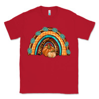 Red Rainbow Thankful with Gemstone Classic Tee - texasbilliewilder