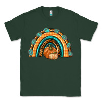 Sports Green Rainbow Thankful with Gemstone Classic Tee - texasbilliewilder
