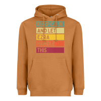 Meerkat Keep Calm And Let Ezra Handle This Funny Retro Quote Heavyweight Hoodie - minhPixels