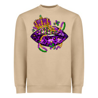 Mushroom mardi gras lips Heavyweight Sweatshirt - LillyAllenDesigns