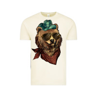 Vintage Arctic Bear cowboy bandana glasses Vintage Tee - HowdyJamesFarm