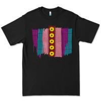 Black Western Farm Life Sunflower Brush Strokes Premium Tee - Bettercallsaul