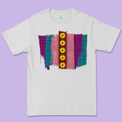 Western Farm Life Sunflower Brush Strokes Premium Tee Designed By Bettercallsaul