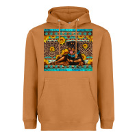 Meerkat Rottweiler with western background Heavyweight Hoodie - Artiststas