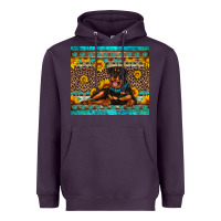 Plum Rottweiler with western background Heavyweight Hoodie - Artiststas
