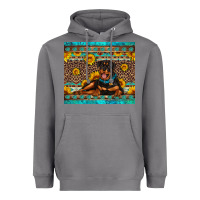 Storm Rottweiler with western background Heavyweight Hoodie - Artiststas