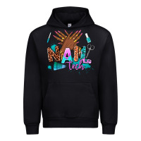 Black nail tech Urban Hoodie - AdoDesignShop