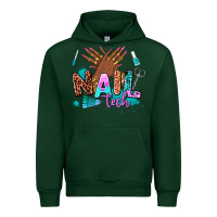 Forest Green nail tech Urban Hoodie - AdoDesignShop