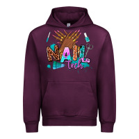 Mauve Wine nail tech Urban Hoodie - AdoDesignShop