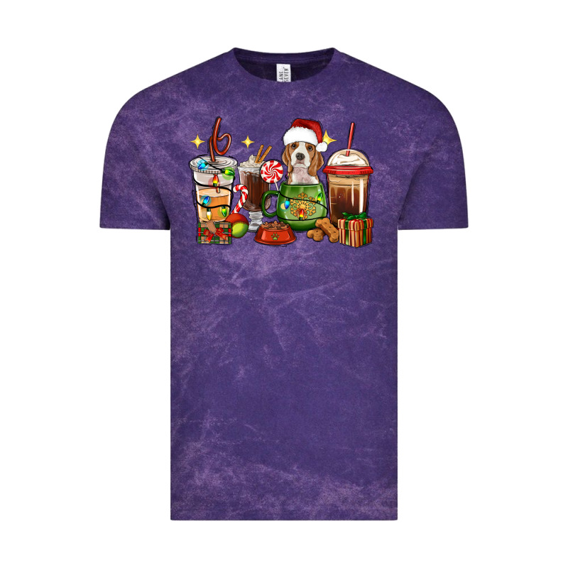 Christmas Coffee Cups With Beagle Vintage Tee by RanaPortraitStore | Teevron