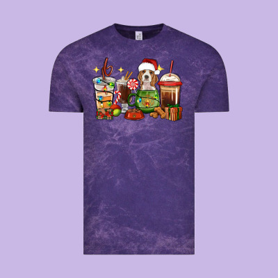 Christmas Coffee Cups With Beagle Vintage Tee Designed By Ranaportraitstore