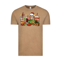 Vintage Coffee Christmas coffee cups with Beagle Vintage Tee - RanaPortraitStore