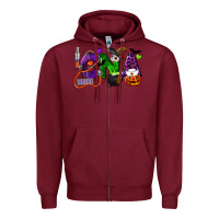 Burgundy halloween cna certified nursing assistant Zipper Hoodie - LillyAllenDesigns