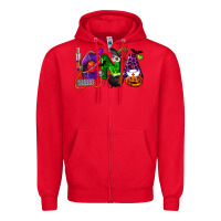 Red halloween cna certified nursing assistant Zipper Hoodie - LillyAllenDesigns