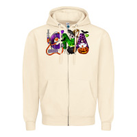Sandshell halloween cna certified nursing assistant Zipper Hoodie - LillyAllenDesigns