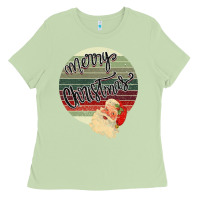 Matcha Merry Christmas Vintage Retro Ladies Tee - Bettercallsaul