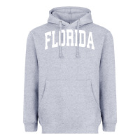 Heather Grey Florida Crewneck Sweatshirt Sports College Style State Gifts Heavyweight Hoodie - minhPixels