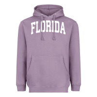 Lavender Florida Crewneck Sweatshirt Sports College Style State Gifts Heavyweight Hoodie - minhPixels