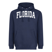 Navy Florida Crewneck Sweatshirt Sports College Style State Gifts Heavyweight Hoodie - minhPixels