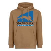 Toasted Coconut snowshoe mountain Heavyweight Hoodie - minhPixels