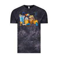 Cloud Black Volleyball coffee cups Vintage Tee - HowdyJamesFarm