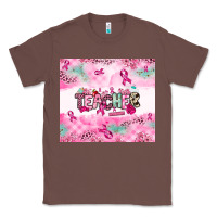 Chestnut Breast Cancer Teacher Classic Tee - NancyCooperArtShop