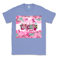 Colony Blue Breast Cancer Teacher Classic Tee - NancyCooperArtShop