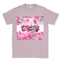 Lilac Breast Cancer Teacher Classic Tee - NancyCooperArtShop