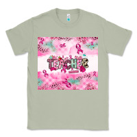 Matcha Breast Cancer Teacher Classic Tee - NancyCooperArtShop