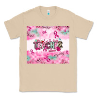 Mushroom Breast Cancer Teacher Classic Tee - NancyCooperArtShop