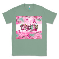 Sage Breast Cancer Teacher Classic Tee - NancyCooperArtShop