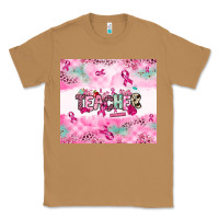 Toasted Coconut Breast Cancer Teacher Classic Tee - NancyCooperArtShop