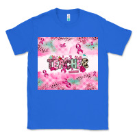 True Royal Breast Cancer Teacher Classic Tee - NancyCooperArtShop