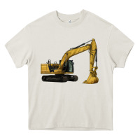 Cream Excavator Heavy Core Tee - LillyAllenDesigns