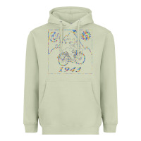 Matcha Bicycle Day 1943  LSD Acid Trip  Druffi gift Heavyweight Hoodie - minhPixels