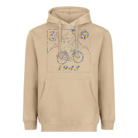 Mushroom Bicycle Day 1943  LSD Acid Trip  Druffi gift Heavyweight Hoodie - minhPixels