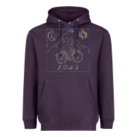 Plum Bicycle Day 1943  LSD Acid Trip  Druffi gift Heavyweight Hoodie - minhPixels