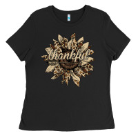 Thankful Sunflower Ladies Tee | Teevron