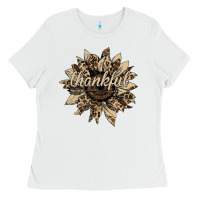 White thankful sunflower Ladies Tee - Bettercallsaul