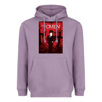 Lavender The Omen Horror Movie Heavyweight Hoodie - minhPixels