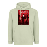 Matcha The Omen Horror Movie Heavyweight Hoodie - minhPixels