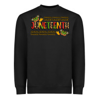 Black colorful juneteenth celebration art Heavyweight Sweatshirt - LillyAllenDesigns