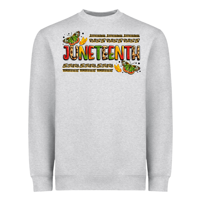 Colorful Juneteenth Celebration Art Heavyweight Sweatshirt by LillyAllenDesigns | Teevron