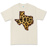 Bone Western Texas Map Leopard Pattern Premium Tee - Bettercallsaul