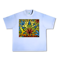 Grape Ice stained glass weed Urban Heavy Tee - TumblerDesignByShophia