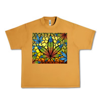 Peanut Butter stained glass weed Urban Heavy Tee - TumblerDesignByShophia