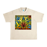 Sandshell stained glass weed Urban Heavy Tee - TumblerDesignByShophia