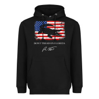 Black Don_t Tread On Florida Governor Ron DeSantis 2022 USA Flag Heavyweight Hoodie - minhPixels