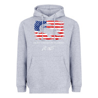 Heather Grey Don_t Tread On Florida Governor Ron DeSantis 2022 USA Flag Heavyweight Hoodie - minhPixels